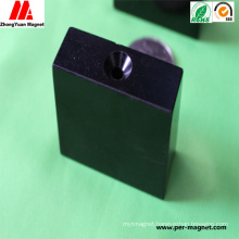 Custom Permanent Block NdFeB Neodymium Magnet in Black Epoxy